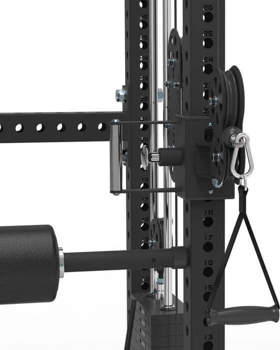 Actual product image ATX Multi Pull Half Rack with 2 x 110 kg plug-in weights