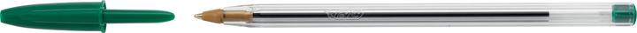 Actual product image Bic Cristal disposable biros Line width: 0.32 mm Writing colour: green (Green, 1x)