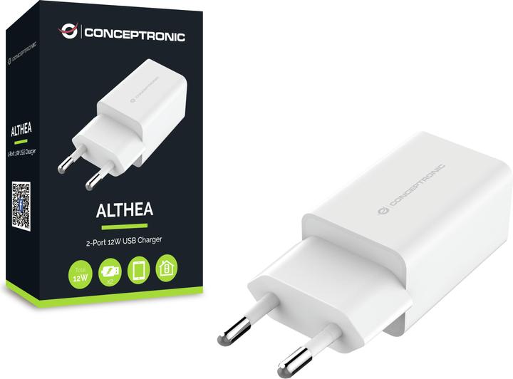 Actual product image Conceptronic ALTHEA06W Mobile Device Charger Indoor White (12 W)