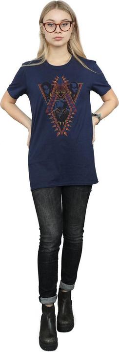 Produktbild Black Panther Tribal Heads Baumwolle Boyfriend TShirt (XL)