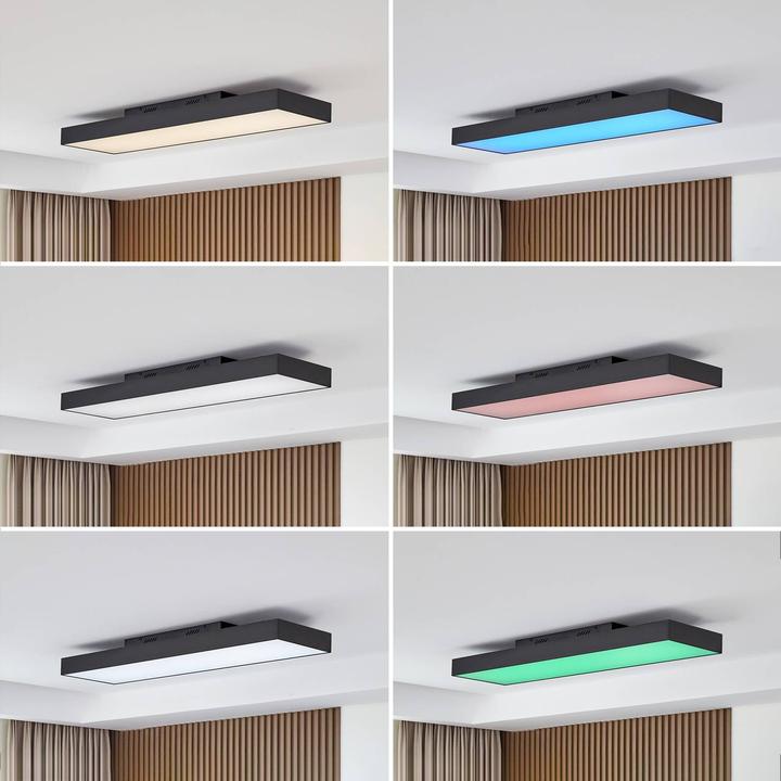 Image du produit Lucande Plafonnier à LED Leicy RGB color flow 100cm (1150 lm)
