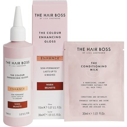 The Hair Boss, Haarfarbe, By Lisa Shepherd The Colour Enhancing Gloss Highlighter Warm Brunette 150Ml (Warm Brunette)