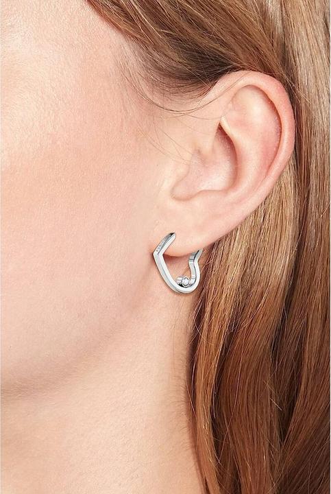 Actual product image Tommy Hilfiger Minimal Hearts Earrings (Stainless steel)