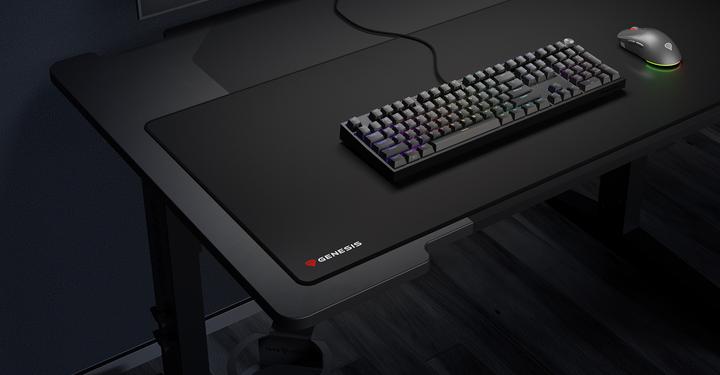 Image du produit Genesis Tapis de souris Carbon 500 Ultra Logo | Tapis de souris | 450 x 1100 x 2.5 mm | Noir (L)