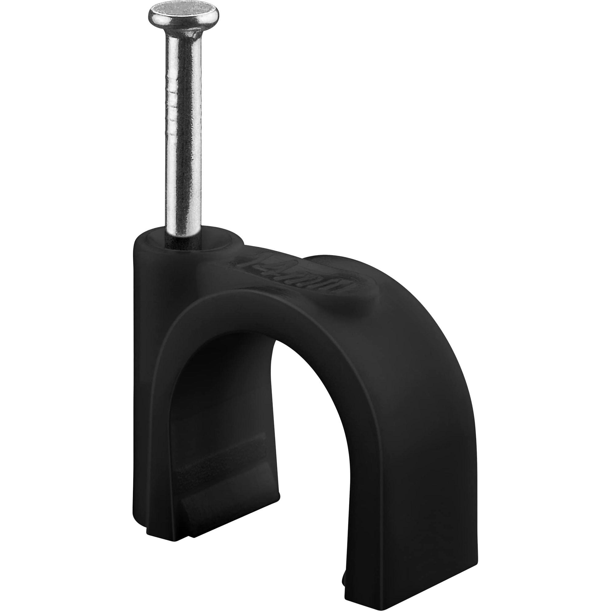 Goobay, Kabelhalter, Kabelschelle 14 mm, schwarz