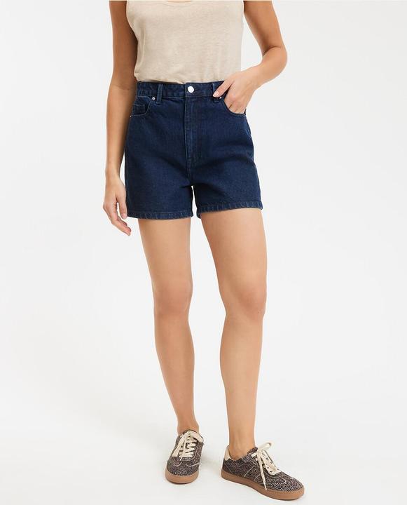 Image du produit La Redoute Collections Short en jean taille haute (46)