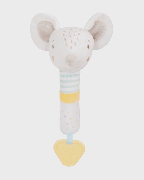 Actual product image Kikkaboo Bébé peluche avec hochet 27 cm