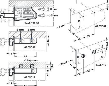 Actual product image Camar Cabinet hanger (1 pcs.)