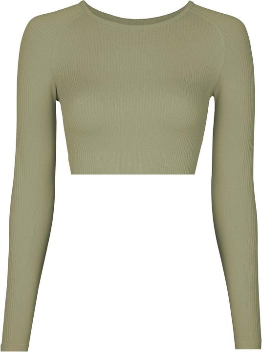 Actual product image Snocks Geripptes Sportshirt langarm Damen (L)
