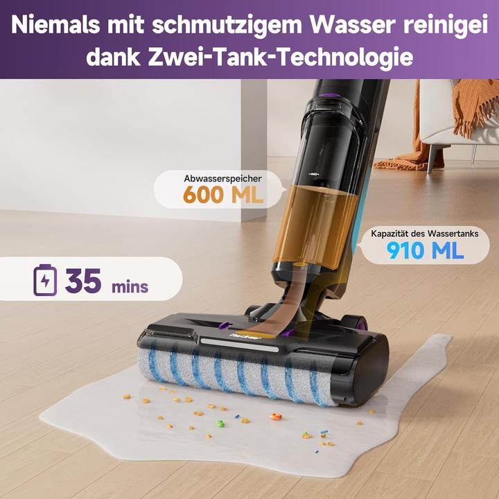 Actual product image Redkey W15 Cordless Wet Dry Vacuum Cleaner (Vacuuming + mopping)