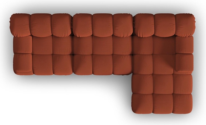 Image du produit Micadoni Canapé D'Angle Droit Modulaire, "Bellis", 4 Places, 282x155x70Fabriqué en Europe (Canapé d'angle)