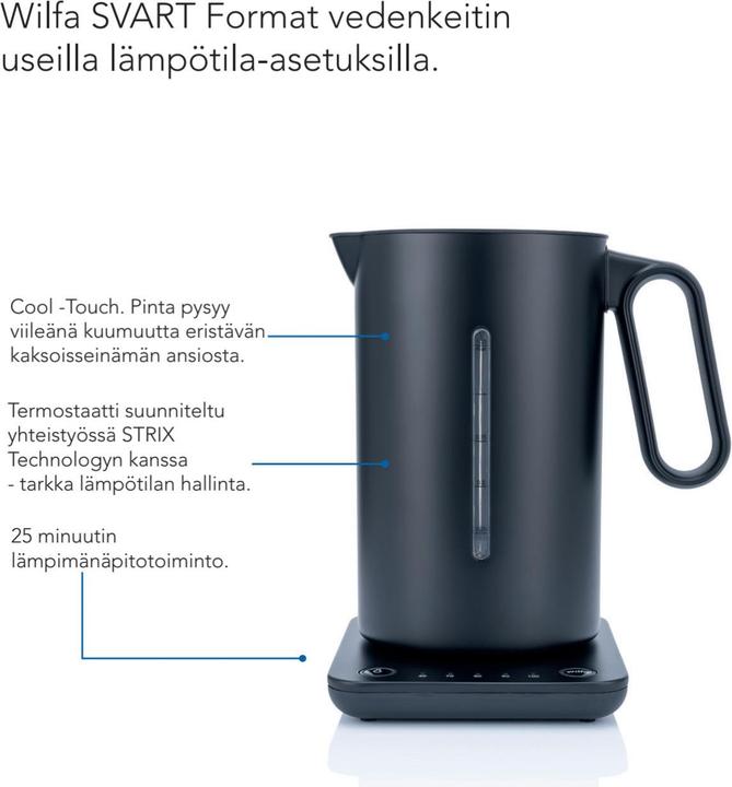 Produktbild Wilfa Wasserkocher Electronic Format (1.25 l)