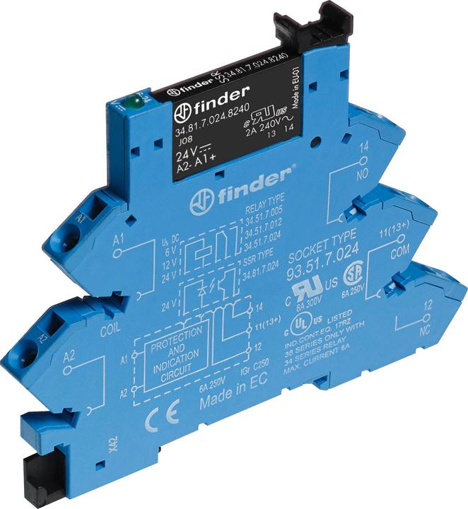 Produktbild Finder Koppelrelais mit Halbleiter 2A 24VDC