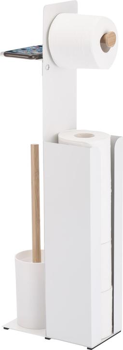 Image du produit Steinbach Garniture de WC Yoni avec réserve de papier blanc mat/bamb