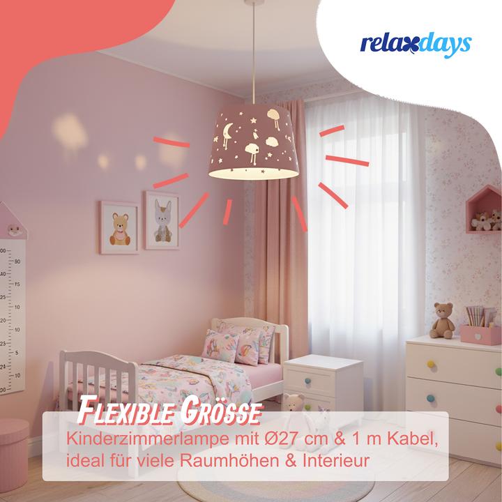 Immagine prodotto Relaxdays Lampada sospesa per bambini