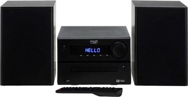 Produktbild Adler AD 1917 HI-FI-Turm Bluetooth/ CD/ USB/ FM-Radio Schwarz (Bluetooth, CD Player, 2x 25 W)
