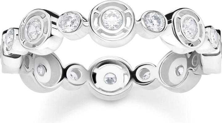 Immagine prodotto Thomas Sabo Anello con pietre bianche in argento (56, 925 Argento)
