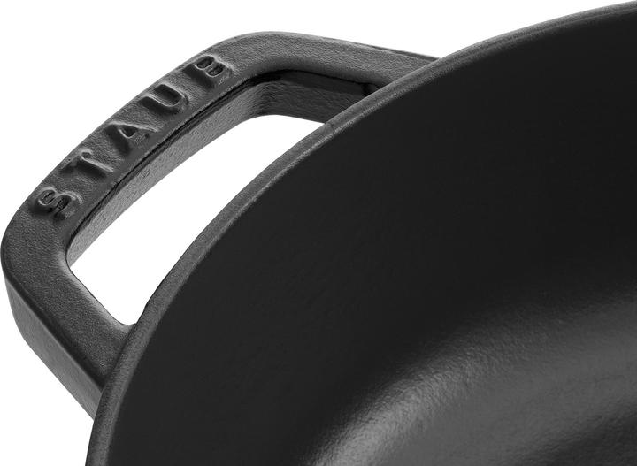 Actual product image Staub Roaster with Chistera Drop Structure (24 cm, Casserole + Stewpot, Cast iron)