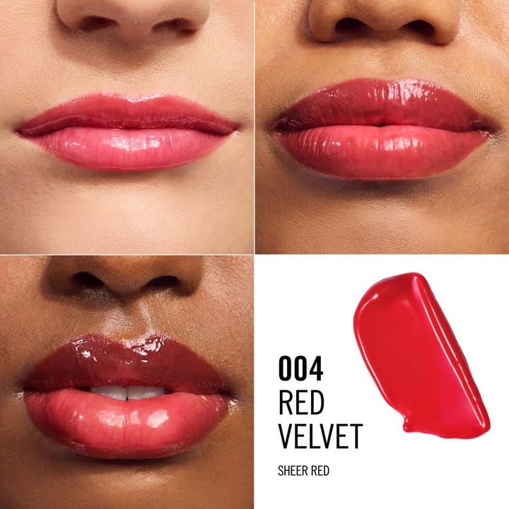 Produktbild Rimmel London OH MEIN GLANZ! Lippenbalsam #004 -Red Velvet 1 u (Lippenbalsam, 15 ml)