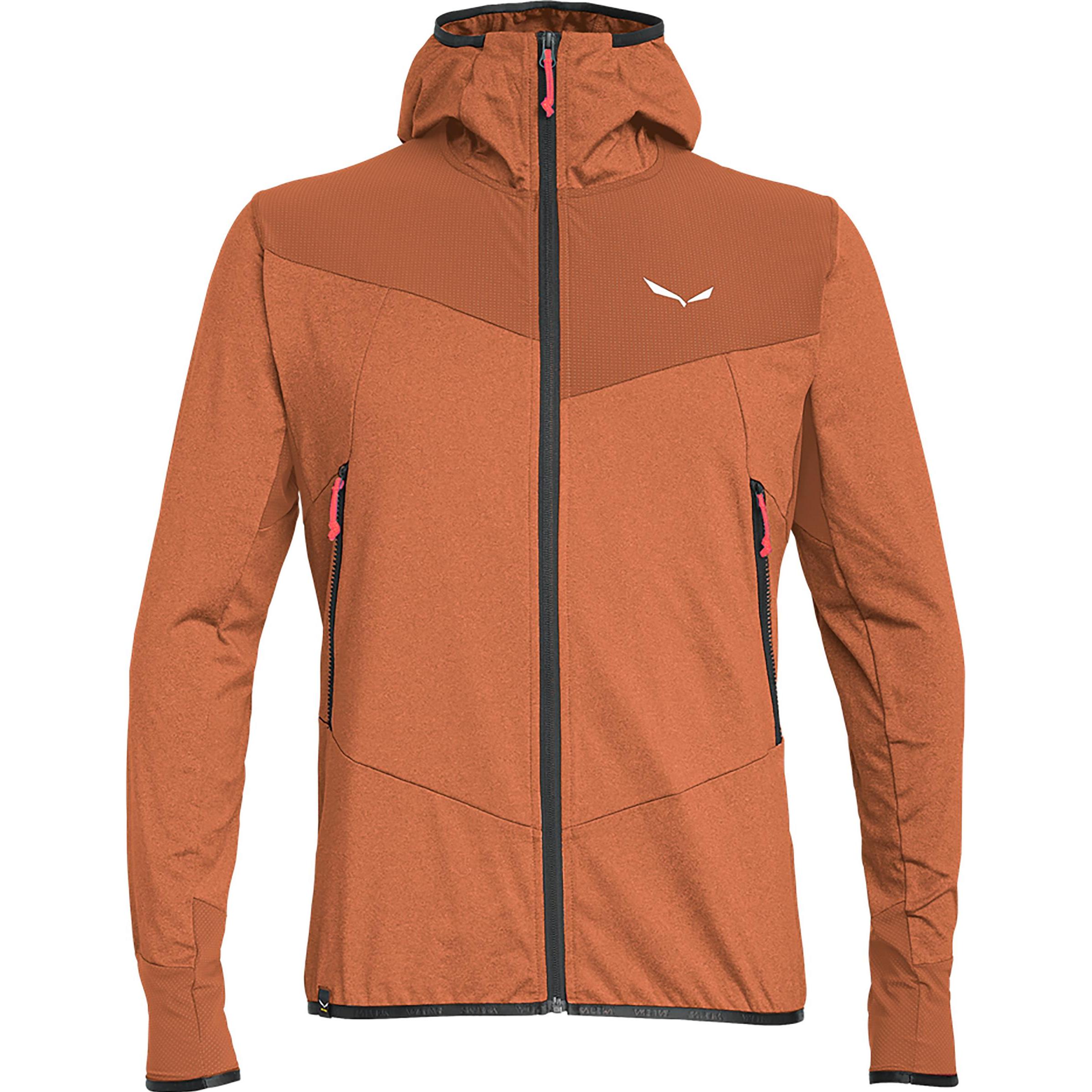 Salewa, Herren, Jacke, Agner Hybrid Polarlite Durastretch Fullzip Hoody (L), Orange, L