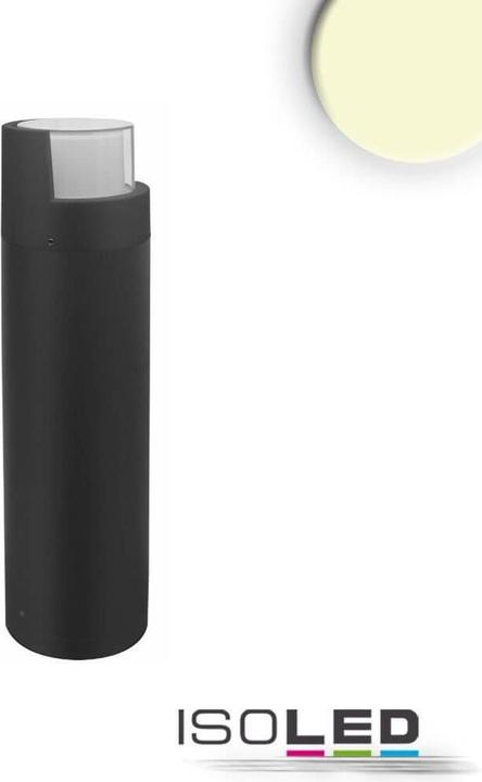 Image du produit Isoled Borne d'éclairage LED Type3, 50cm, 6W, noir sable, blanc chaud (430 lm, IP54)