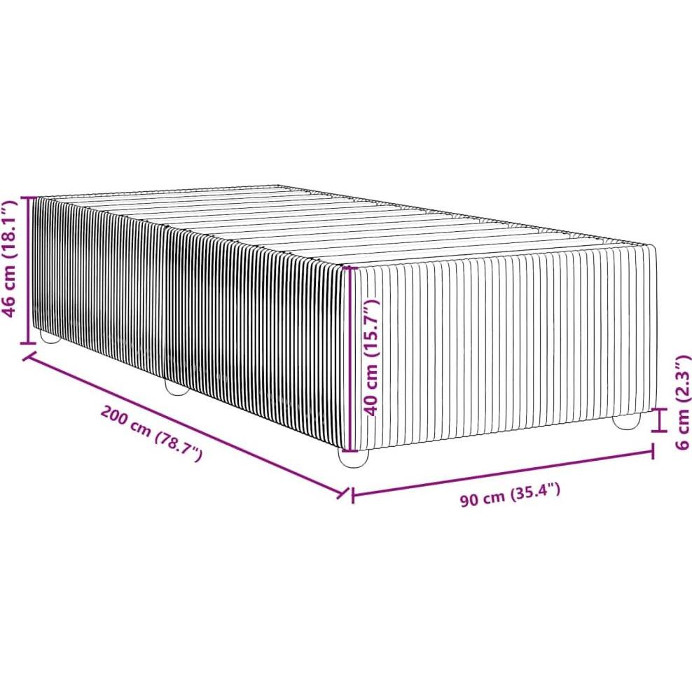 Thumbnail - VidaXL, Bett, Lanita (90 x 200 cm)