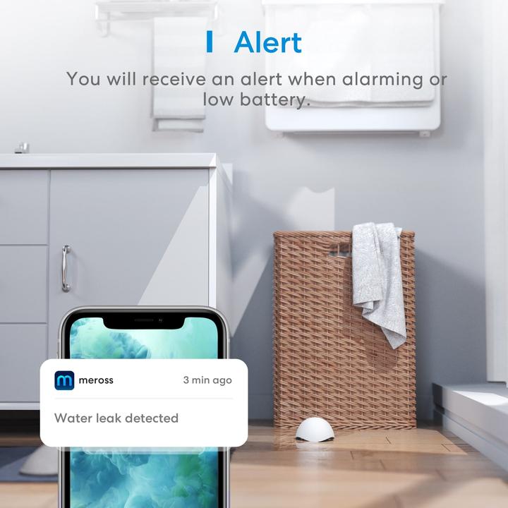 Productafbeelding Meross Smart Water Leak Sensor