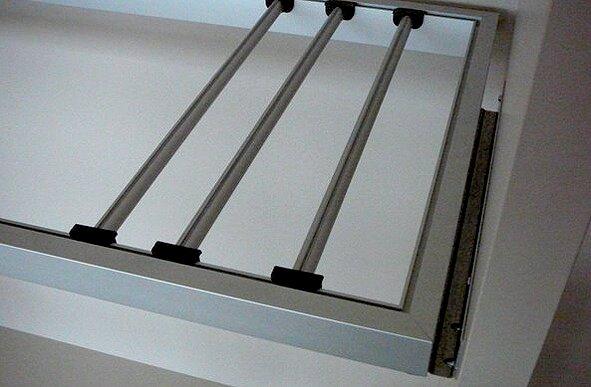 Isys Hosenhalter L 542mm, Alu schwarz