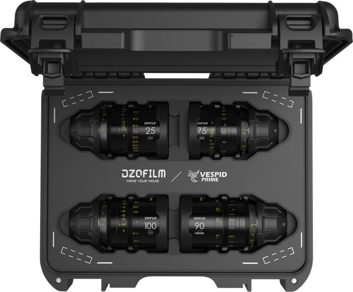 Produktbild Dzofilm Hard Case for Vespid Prime 4-Lens Kit (35,50,125, Macro 90/25,75,100, Macro 90) (Hülle)