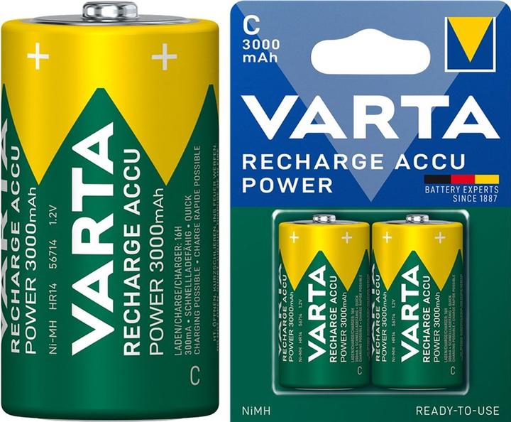 Immagine prodotto Varta Recharge Accu Power (2 pz., C, 3000 mAh)