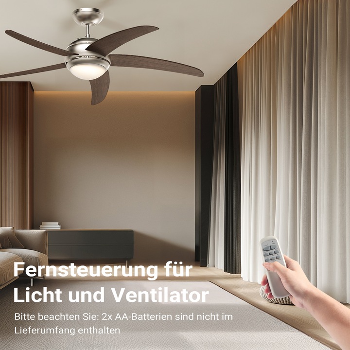Actual product image Wiltec Ceiling fan (55 dB)