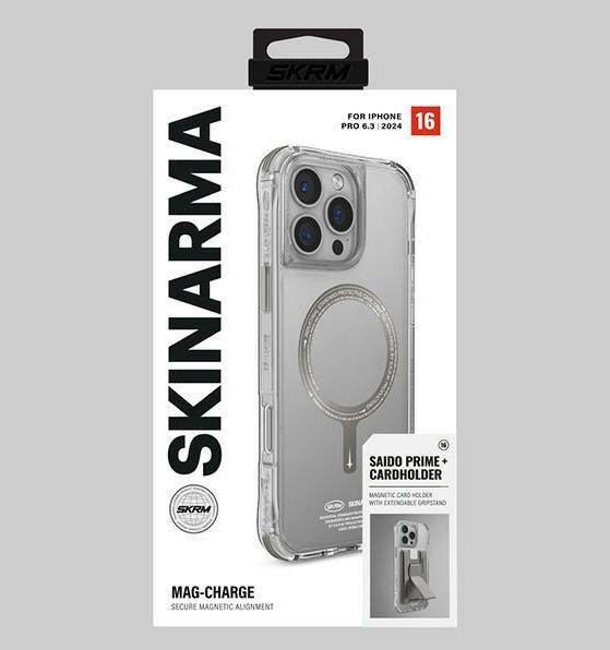 Produktbild Skinarma case Saido iPhone 16 Pro 6.3" Magnetic Charging titanium (Apple iPhone 16 Pro)