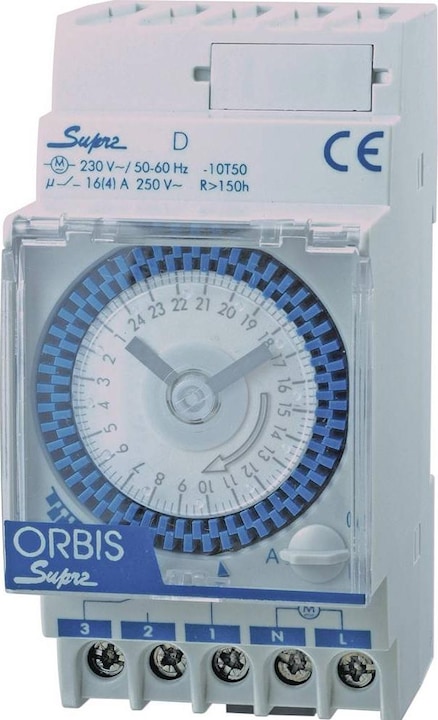Image du produit Orbis Horloge sur rail DIN Horloge de distribution analogique SUPRA D 230 V