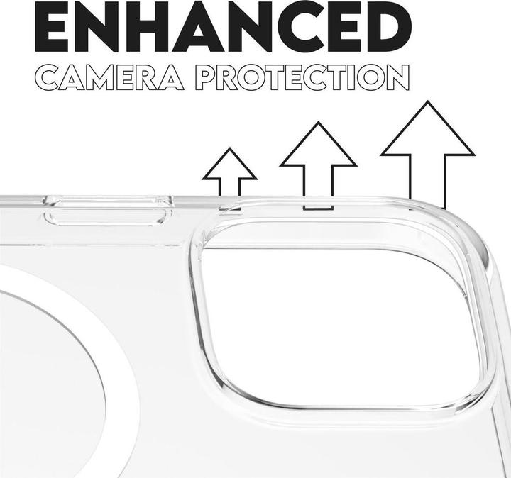 Actual product image PanzerGlass CARE by ® Flagship Case Transparent Urban Combat w. White MagSafe iPhone '24 6.9" Pro (Apple iPhone 16 Pro Max)