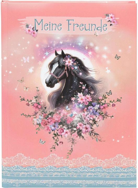 Image du produit Goldbuch Freundebuch A5 88 S.illu. Luna (14.8 x 21 cm, À rayures, Couverture rigide)