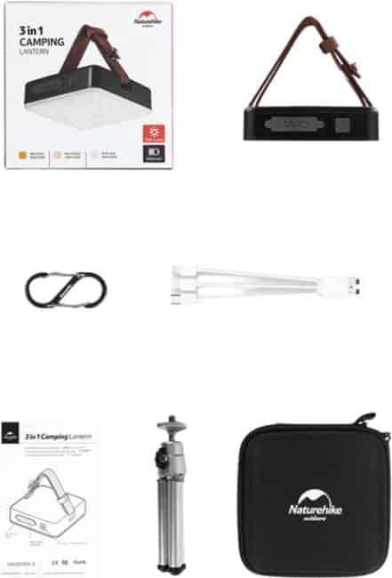 Produktbild Naturehike Moonlight Plus LED-Campinglampe mit Powerbank