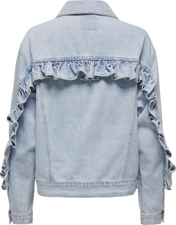 Actual product image Only Fly-away collar jacket denim jacket (XL)