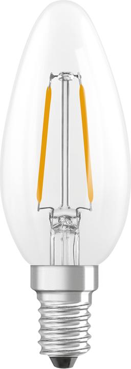 Image du produit Osram LED Leuchtmittel LED Retrofit CLASSIC B DIM 1.8W 827 Clear E14 Dimmbar Warm weiss 4099854445040 (E14, 250 lm, 6x)