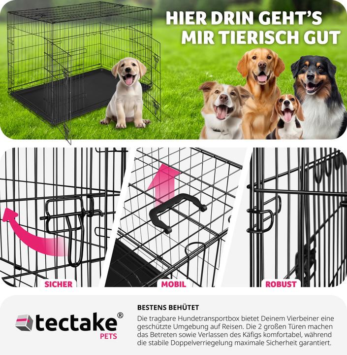 Actual product image tectake Luna (Dog, Foldable)