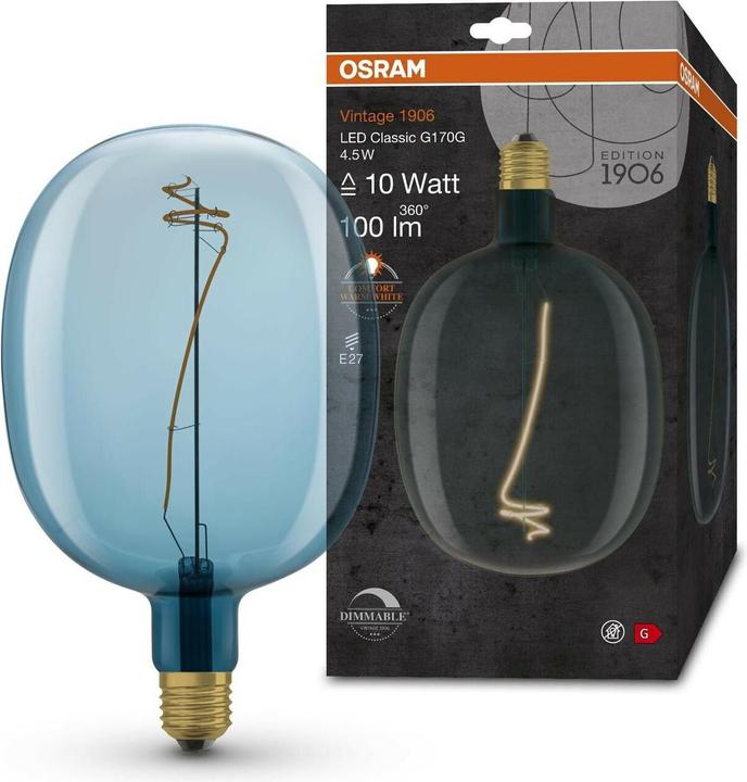 Produktbild Osram Vintage 1906 (E27, 4.50 W, 100 lm, 1 x, G)