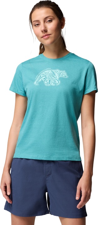 Actual product image Columbia Women's Ruby Springs™ Graphic Fitted Technical T-Shirt (M)