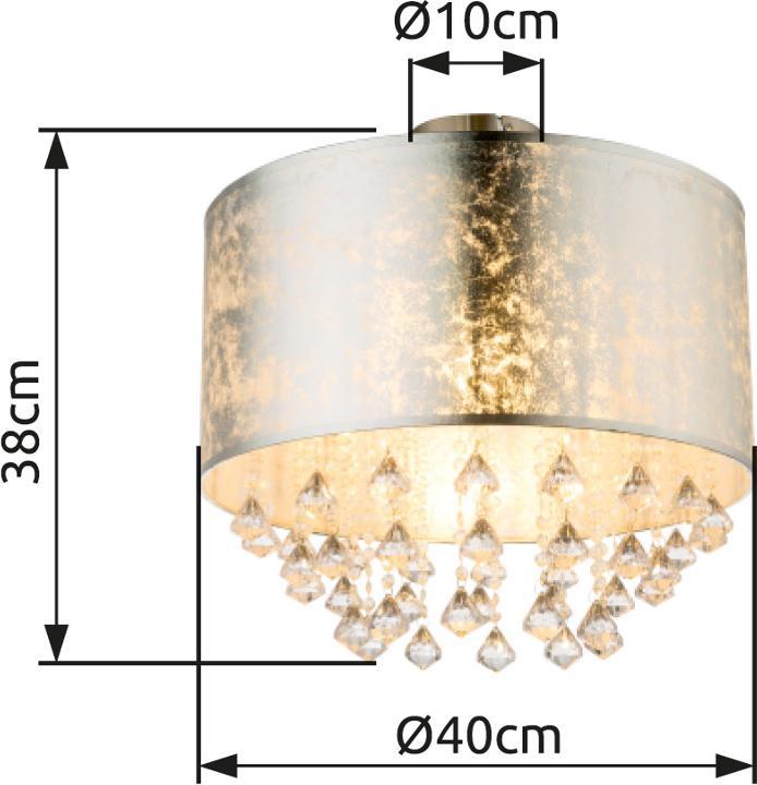 Actual product image Globo Ceiling lamp Amy I (E27)
