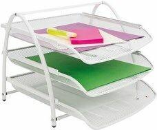 Produktbild Alba Briefablage MESHTRAY3 M, DIN A4, Draht Metall, grau 3 Ablagen, geeignet für Formate bis 240 x 320 mm (A4)