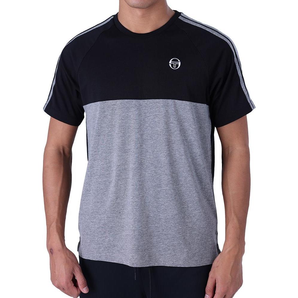 Sergio Tacchini, Herren, Shirt, t-shirt, Schwarz, (M)