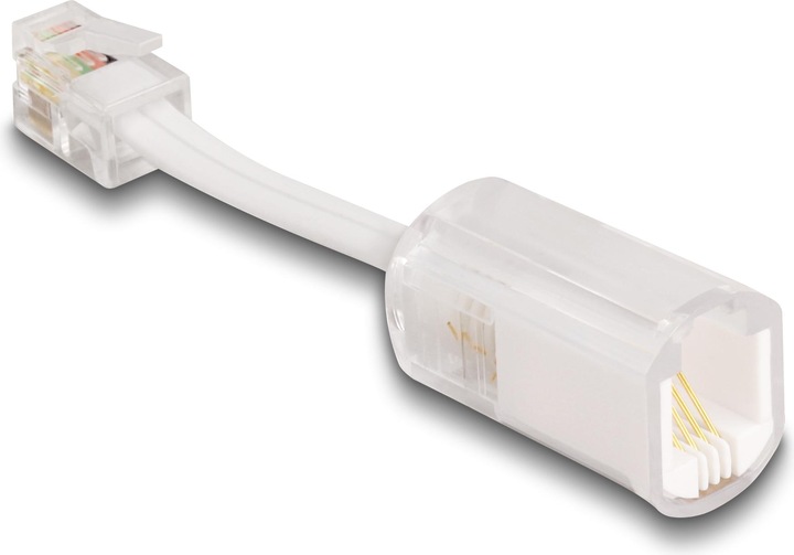 Produktbild Delock Telefonkabel-Verdrehschutz Adapter RJ10 Stecker zu RJ