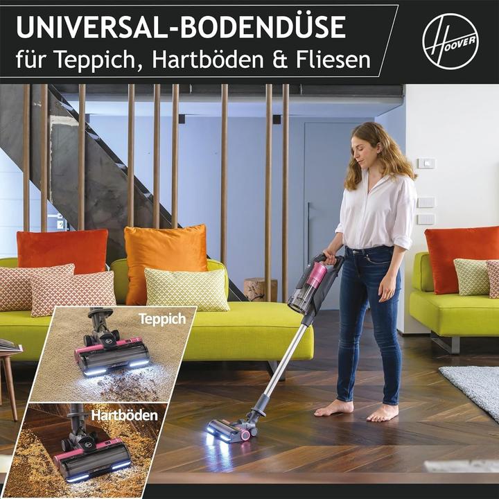 Actual product image Hoover HF9 HF920H 011 Rose, Pink Bagless