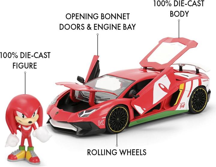 Produktbild Jada Knuckles Lamborghini Aventador SV 1:24