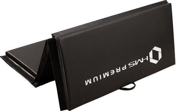 Actual product image HMS Folding gymnastics mat Premium MGS01 2400x1200mm, black (50 mm)