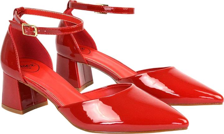 XY London Evie Decolleté Tacco Basso a Blocco Donna