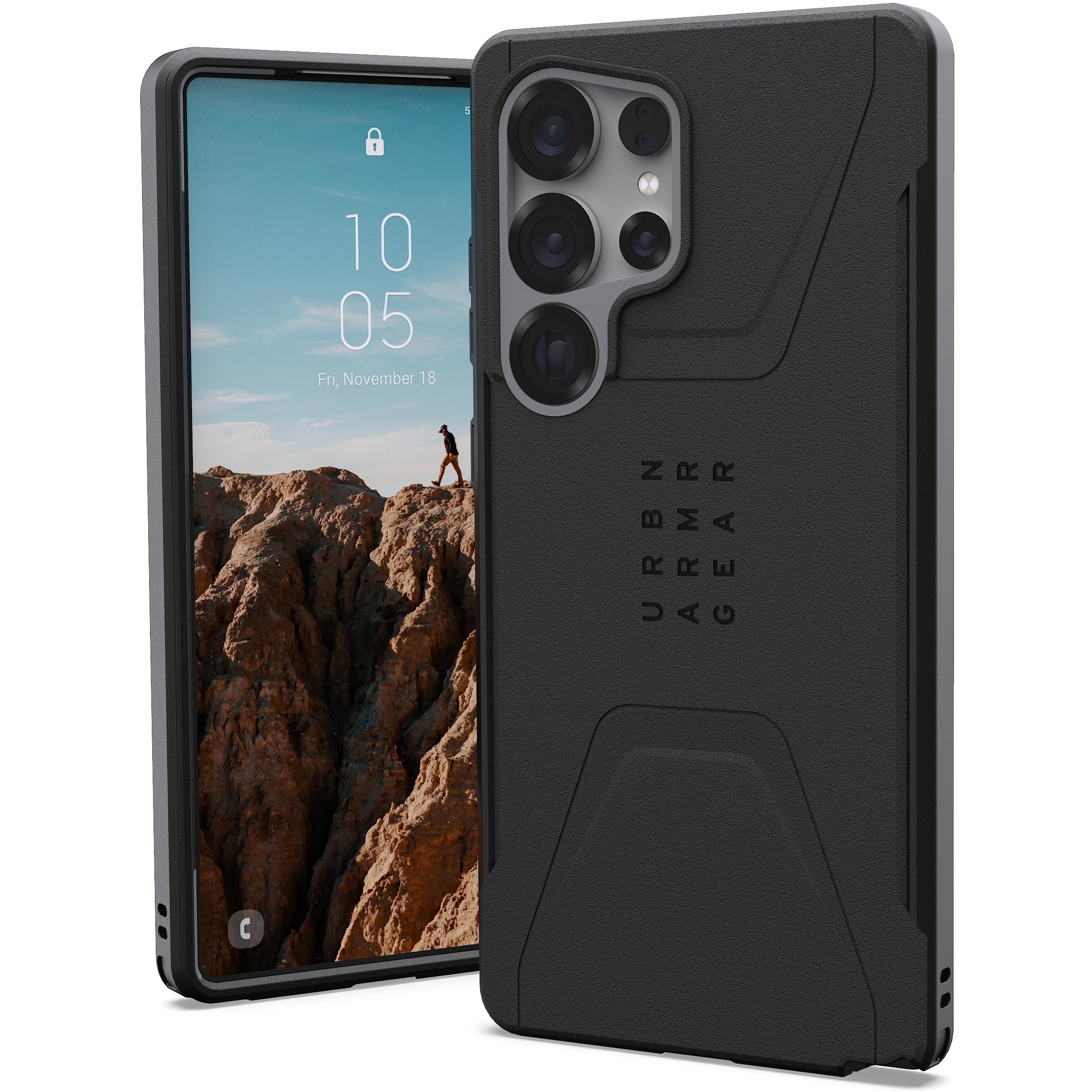 UAG Civilian Pro (Samsung Galaxy S25 Ultra), Smartphone Hülle, Schwarz